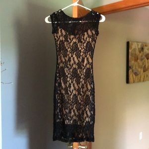 B Darlin Black Lace Dress